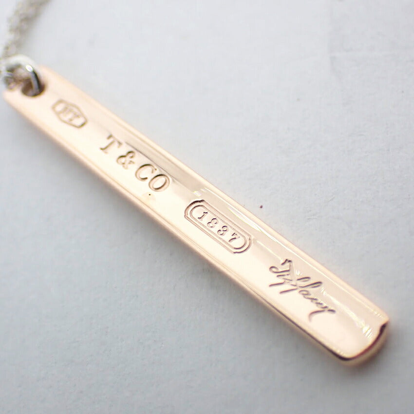 【中古】TIFFANY/ティファニー 925/METAL 1837  ペンダント/ネックレス/j98-8