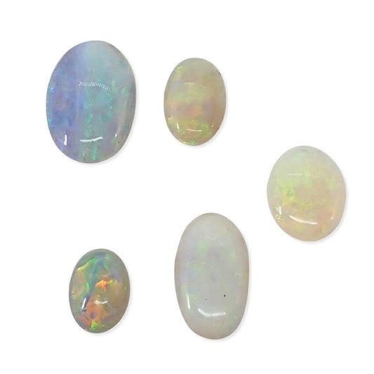 【中古】オパール/ブラックオパール 5点 ルース/lu1-10