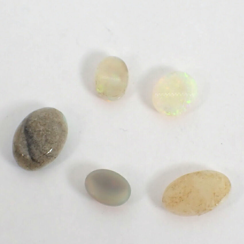 【中古】オパール/ブラックオパール 5点 ルース/lu1-10