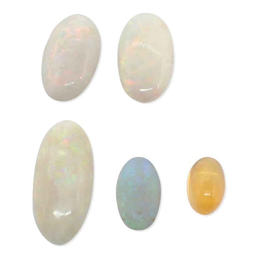 【中古】オパール5点 ルース/lu1-6